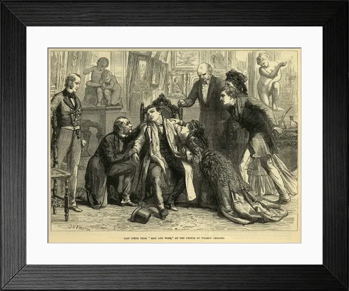 Framed Print : Last scene of Man and Wife Framed Print : Last scene of Man and Wife
