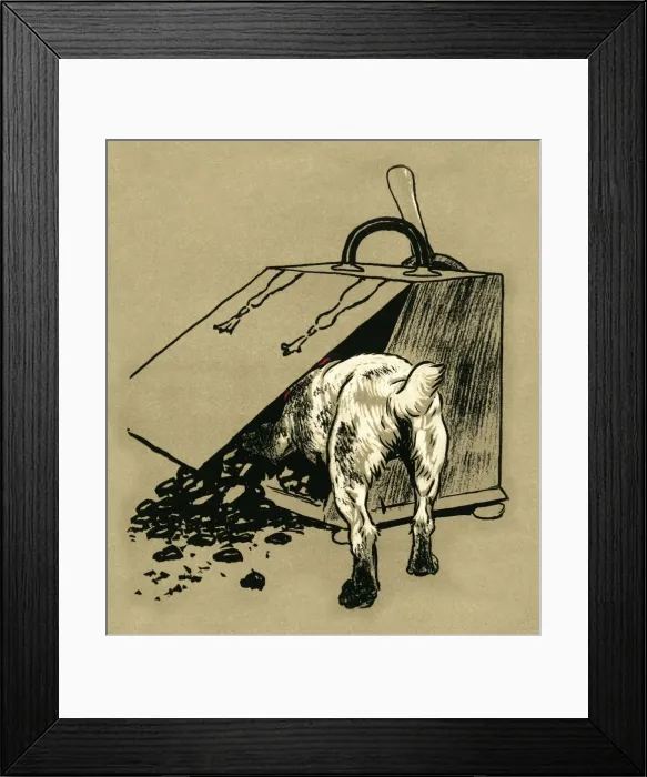 Framed Print : Illustration by Cecil Aldin, Pickles Framed Print : Illustration by Cecil Aldin, Pickles