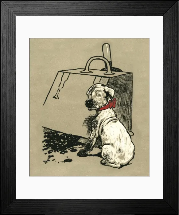 Framed Print : Illustration by Cecil Aldin, Pickles Framed Print : Illustration by Cecil Aldin, Pickles
