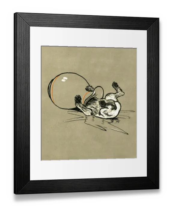 Framed Print : Illustration by Cecil Aldin, Pickles Framed Print : Illustration by Cecil Aldin, Pickles