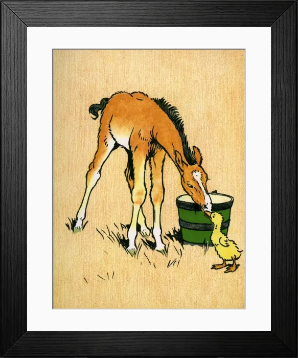 Framed Print : Illustration by Cecil Aldin, Farm Babies Framed Print : Illustration by Cecil Aldin, Farm Babies