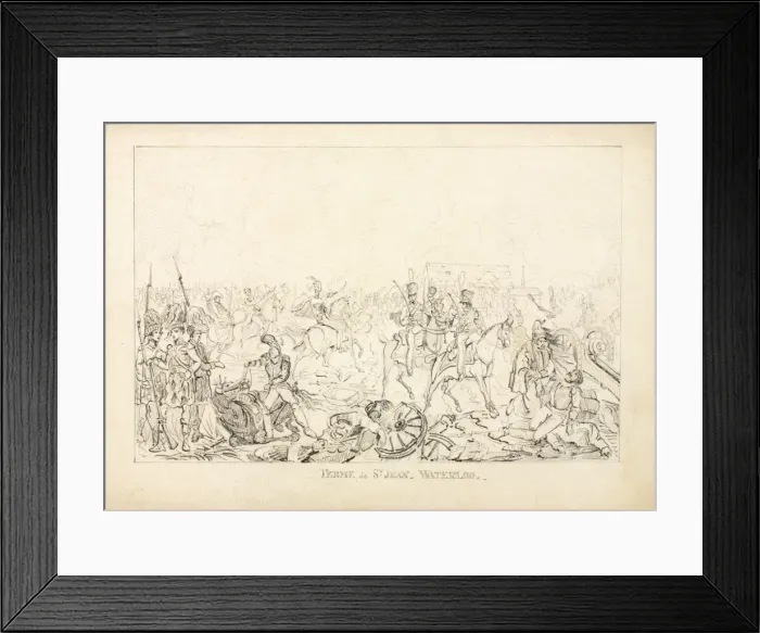 Framed Print : Battle of Waterloo, 1815 Framed Print : Battle of Waterloo, 1815