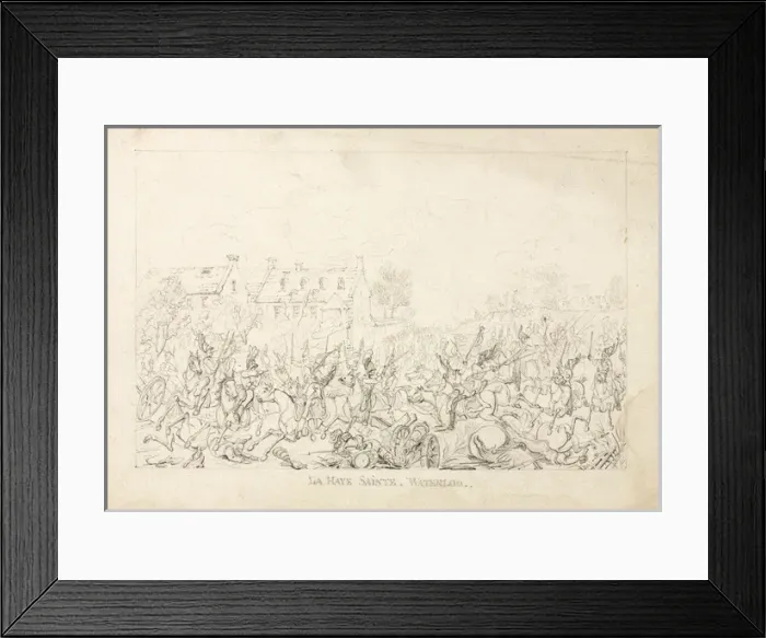 Framed Print : Battle of Waterloo, 1815