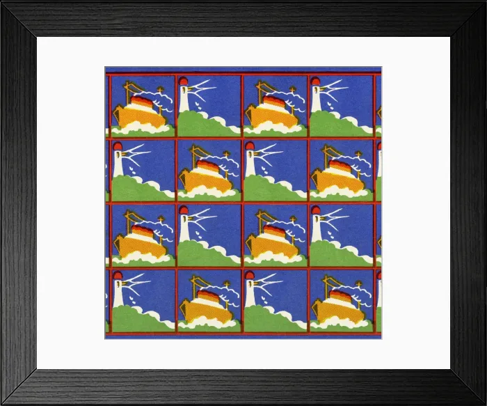 Framed Print : A pattern of ships Framed Print : A pattern of ships