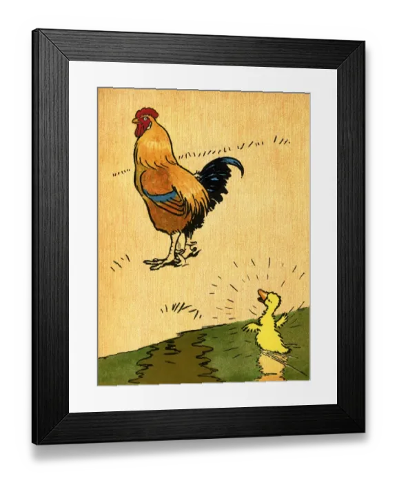Framed Print : Illustration by Cecil Aldin, Farm Babies Framed Print : Illustration by Cecil Aldin, Farm Babies