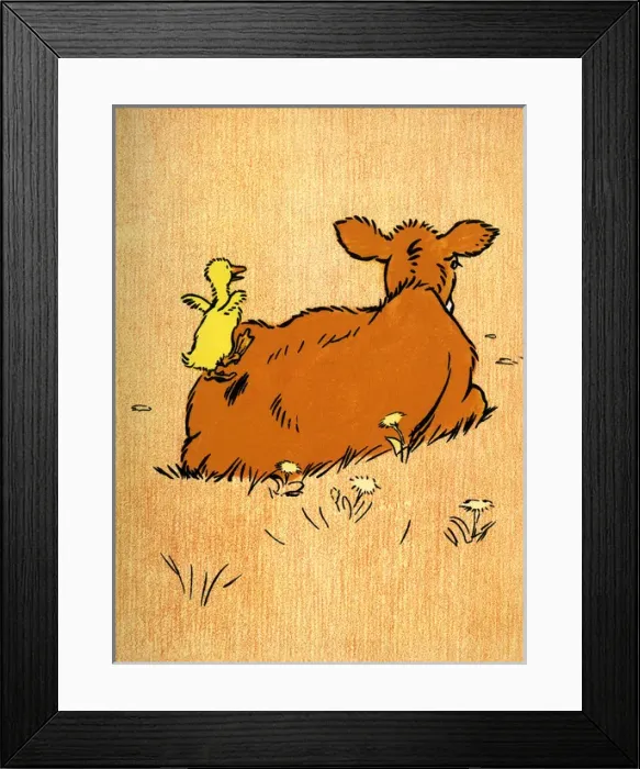 Framed Print : Illustration by Cecil Aldin, Farm Babies Framed Print : Illustration by Cecil Aldin, Farm Babies