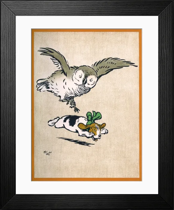 Framed Print : Illustration by Cecil Aldin, Field Babies Framed Print : Illustration by Cecil Aldin, Field Babies