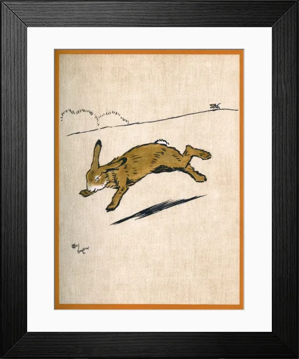 Framed Print : Illustration by Cecil Aldin, Field Babies Framed Print : Illustration by Cecil Aldin, Field Babies