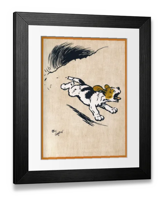 Framed Print : Illustration by Cecil Aldin, Field Babies Framed Print : Illustration by Cecil Aldin, Field Babies