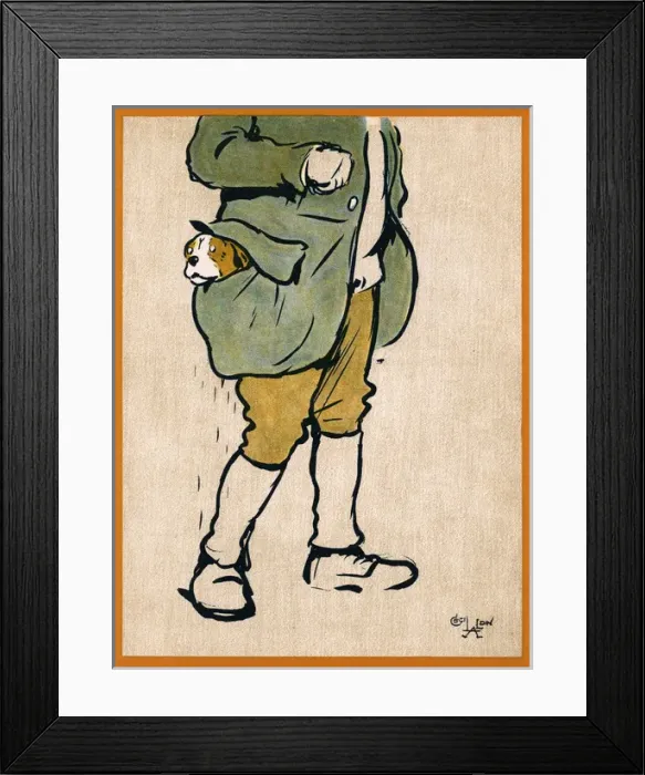 Framed Print : Illustration by Cecil Aldin, Field Babies Framed Print : Illustration by Cecil Aldin, Field Babies