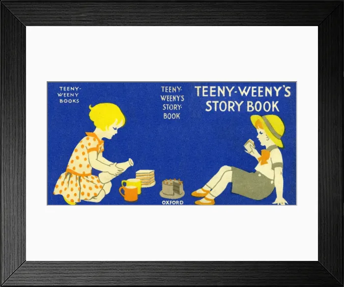 Framed Print : Teeny Weeny Story Book Framed Print : Teeny Weeny Story Book