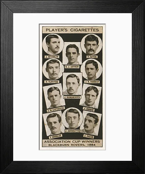 Framed Print : FA Cup winners - Blackburn Rovers, 1884 Framed Print : FA Cup winners - Blackburn Rovers, 1884