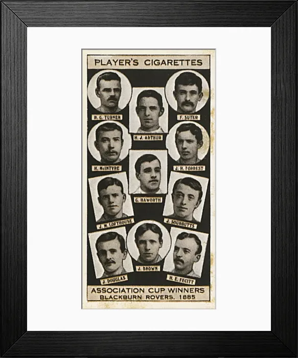 Framed Print : FA Cup winners - Blackburn Rovers, 1885 Framed Print : FA Cup winners - Blackburn Rovers, 1885
