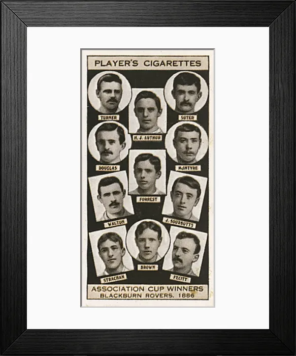 Framed Print : FA Cup winners - Blackburn Rovers, 1886 Framed Print : FA Cup winners - Blackburn Rovers, 1886