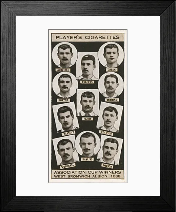 Framed Print : FA Cup winners - West Bromwich Albion, 1888 Framed Print : FA Cup winners - West Bromwich Albion, 1888