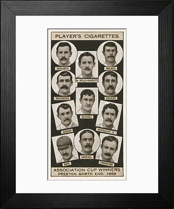 Framed Print : FA Cup winners - Preston North End, 1889 Framed Print : FA Cup winners - Preston North End, 1889
