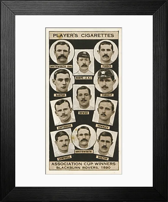Framed Print : FA Cup winners - Blackburn Rovers, 1890 Framed Print : FA Cup winners - Blackburn Rovers, 1890