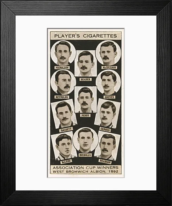 Framed Print : FA Cup winners - West Bromwich Albion, 1892 Framed Print : FA Cup winners - West Bromwich Albion, 1892