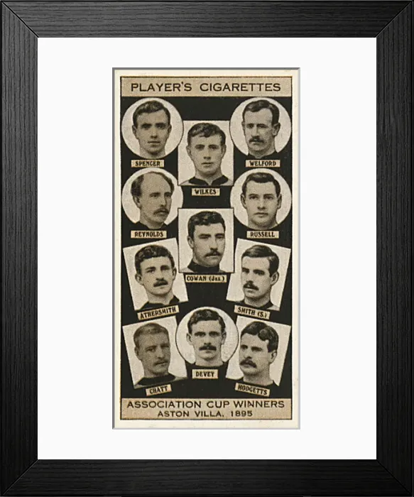 Framed Print : FA Cup winners - Aston Villa, 1895 Framed Print : FA Cup winners - Aston Villa, 1895