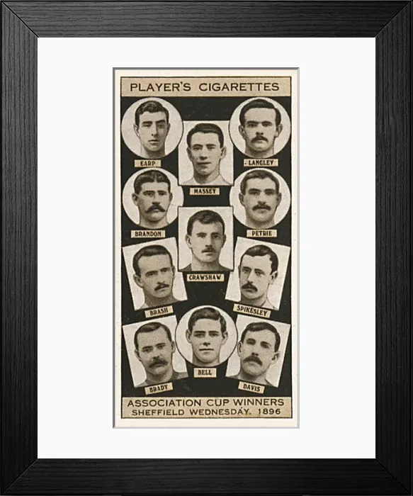Framed Print : FA Cup winners - Sheffield Wednesday, 1896 Framed Print : FA Cup winners - Sheffield Wednesday, 1896