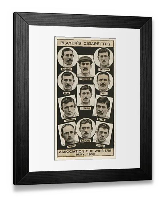 Framed Print : FA Cup winners - Bury, 1900 Framed Print : FA Cup winners - Bury, 1900