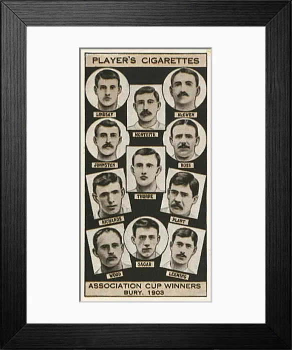Framed Print : FA Cup winners - Bury, 1903 Framed Print : FA Cup winners - Bury, 1903