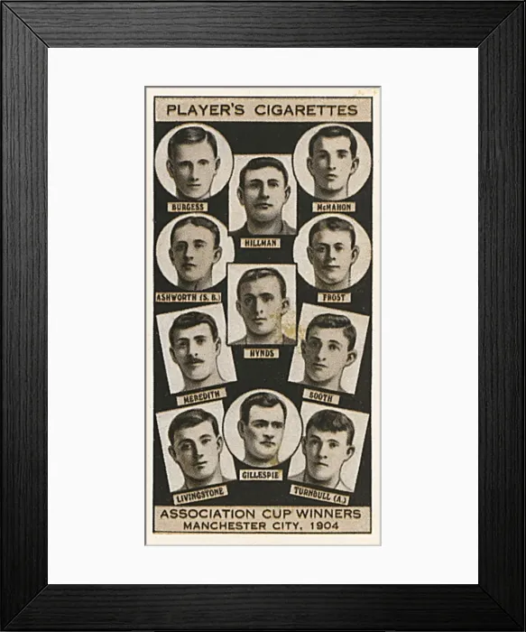Framed Print : FA Cup winners - Manchester City, 1904 Framed Print : FA Cup winners - Manchester City, 1904
