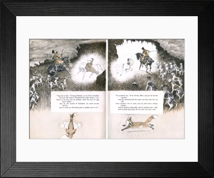 Framed Print : Illustration by Cecil Aldin, Forty Fine Ladies Framed Print : Illustration by Cecil Aldin, Forty Fine Ladies