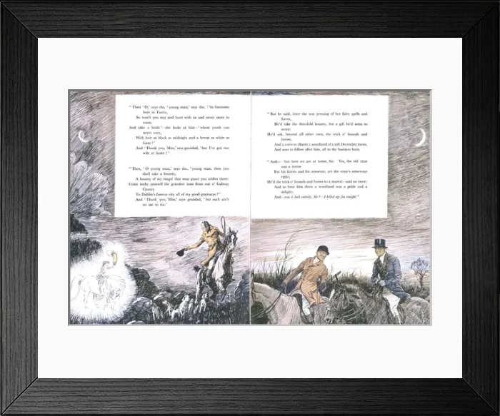 Framed Print : Illustration by Cecil Aldin, Forty Fine Ladies Framed Print : Illustration by Cecil Aldin, Forty Fine Ladies