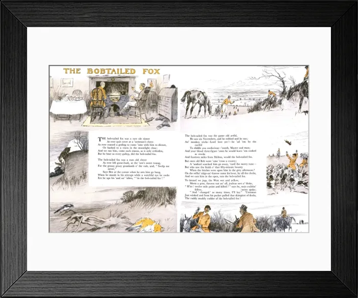 Framed Print : Illustration by Cecil Aldin, Forty Fine Ladies Framed Print : Illustration by Cecil Aldin, Forty Fine Ladies