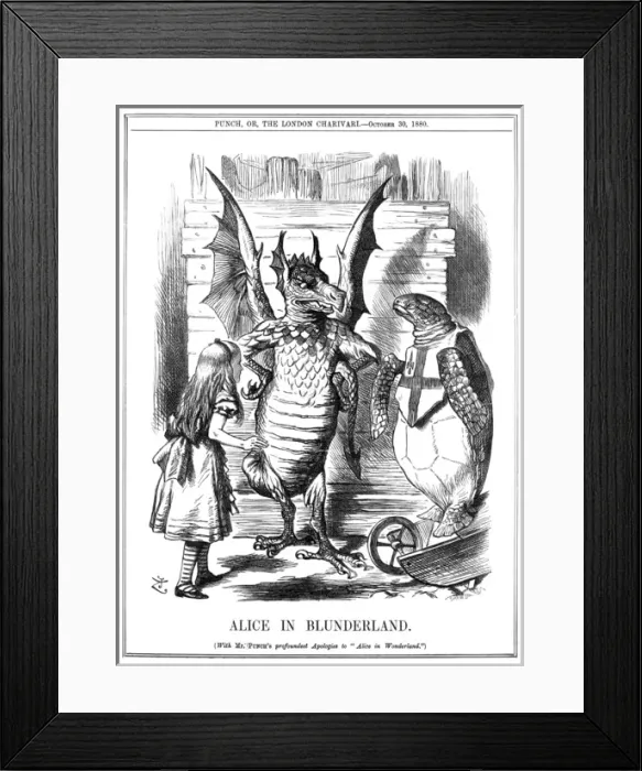 Framed Print : Alice in Blunderland Framed Print : Alice in Blunderland