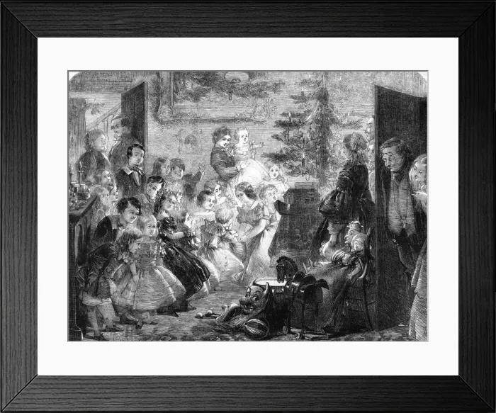 Framed Print : The Christmas Tree by J. A. Pasquier Framed Print : The Christmas Tree by J. A. Pasquier
