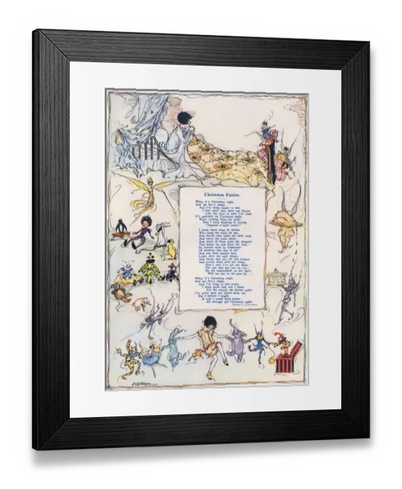 Framed Print : Christmas Fairies Framed Print : Christmas Fairies