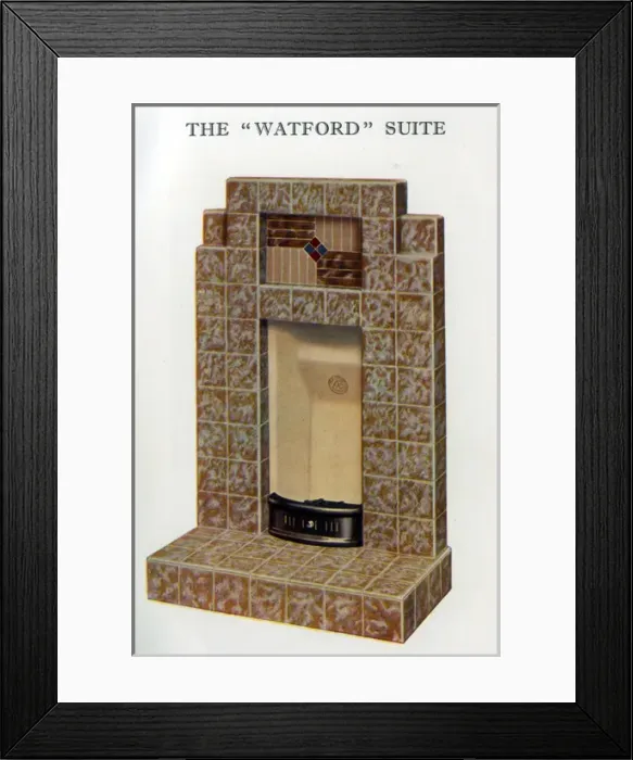 Framed Print : The Watford Suite - Fireplace Framed Print : The Watford Suite - Fireplace