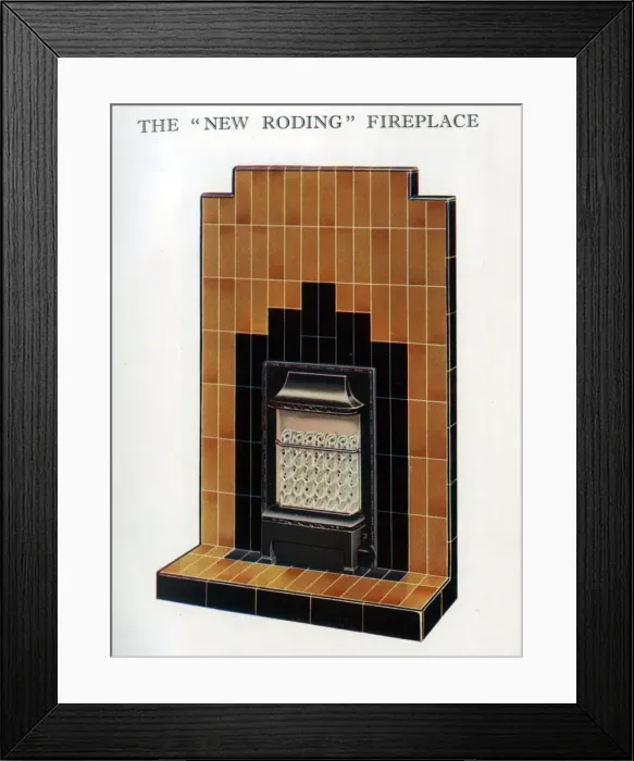 Framed Print : The New Roding Fireplace Framed Print : The New Roding Fireplace