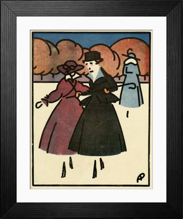 Framed Print : Cartoon, Logic, WW1 Framed Print : Cartoon, Logic, WW1