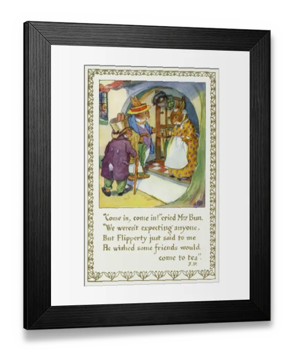 Framed Print : Come in cried Mrs Bun Framed Print : Come in cried Mrs Bun