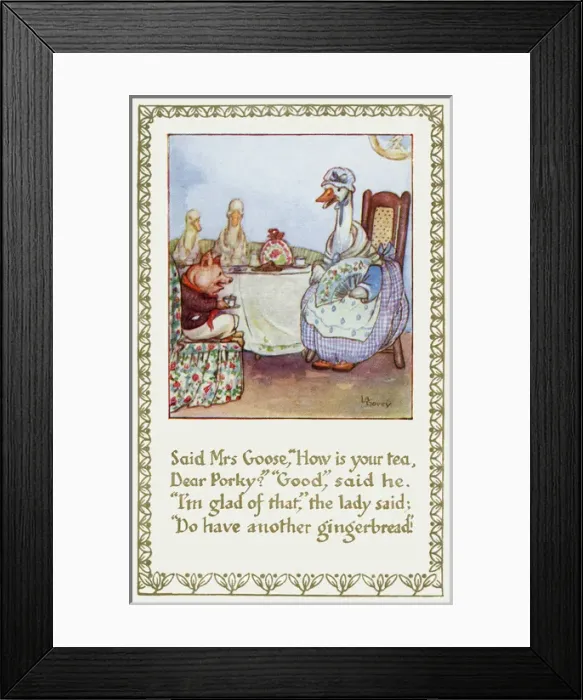Framed Print : How is your tea dear Porky Framed Print : How is your tea dear Porky