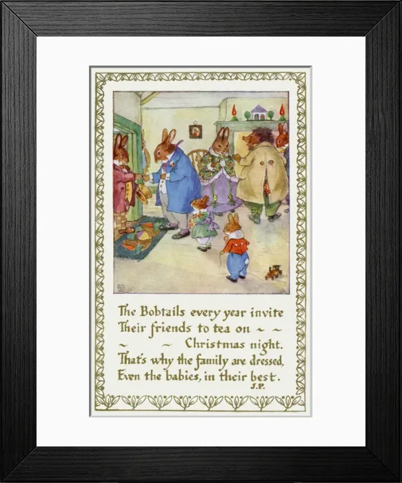 Framed Print : Rabbits & hedgehog Framed Print : Rabbits & hedgehog
