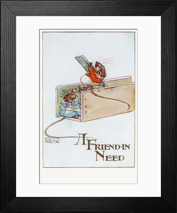 Framed Print : A friend in need Framed Print : A friend in need