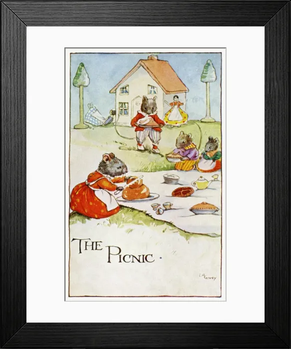 Framed Print : The picnic Framed Print : The picnic