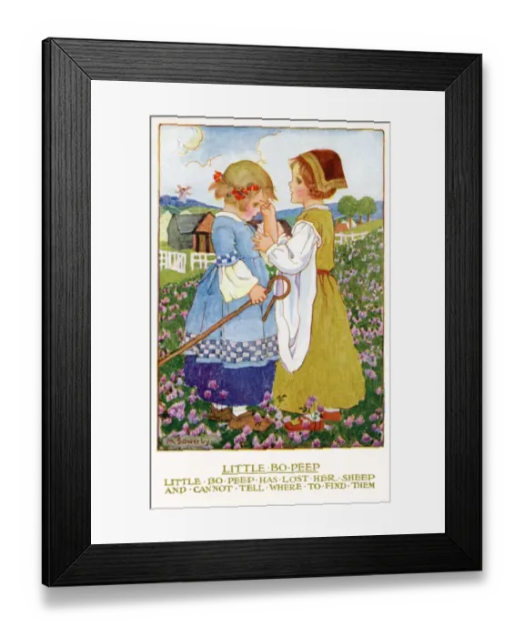 Framed Print : Little Bo-peep Framed Print : Little Bo-peep