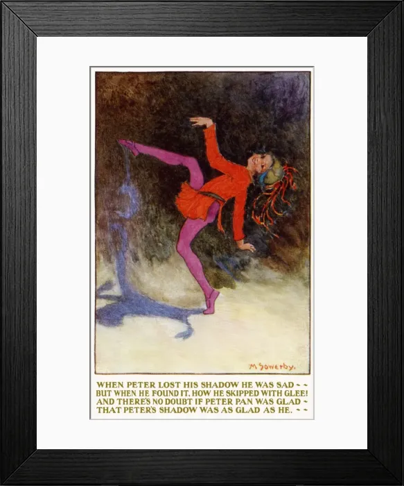 Framed Print : When Peter lost his shadow Framed Print : When Peter lost his shadow