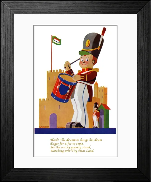 Framed Print : Toytown drummer Framed Print : Toytown drummer