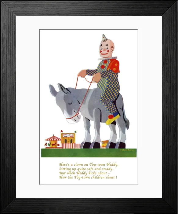 Framed Print : Toytown clown Framed Print : Toytown clown