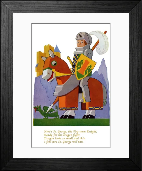 Framed Print : Toytown knight Framed Print : Toytown knight