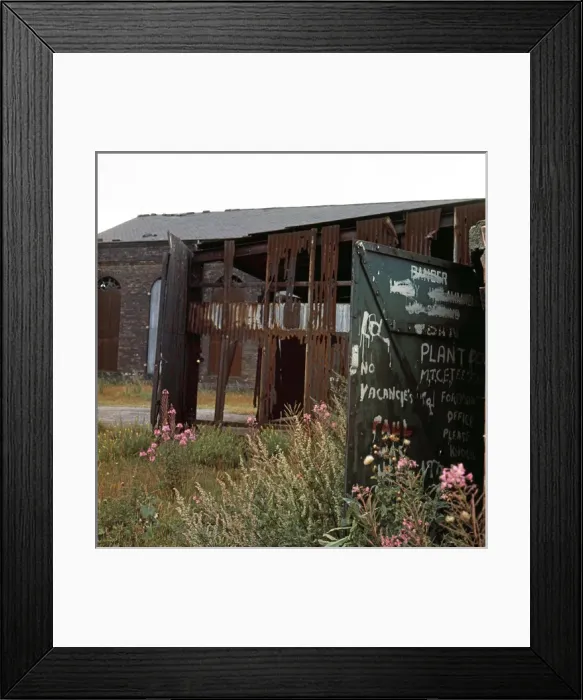 Framed Print : No Vacancies. Newport, Middlesbrough 1970s Framed Print : No Vacancies. Newport, Middlesbrough 1970s