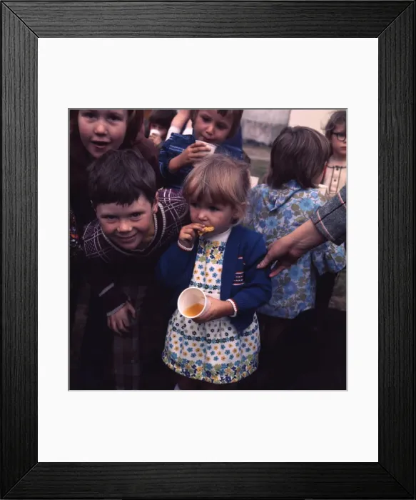 Framed Print : Untitled. Street party, Queens Jubilee Middlesbrough 1977 Framed Print : Untitled. Street party, Queens Jubilee Middlesbrough 1977
