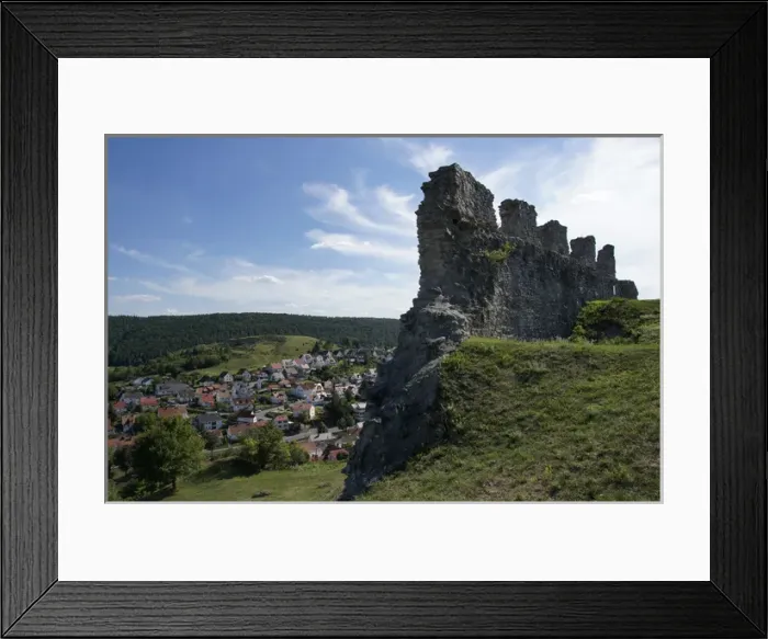Framed Print : Baden Wurttemberg, Bopfingen, Flochberg: Ancient ruin Framed Print : Baden Wurttemberg, Bopfingen, Flochberg: Ancient ruin