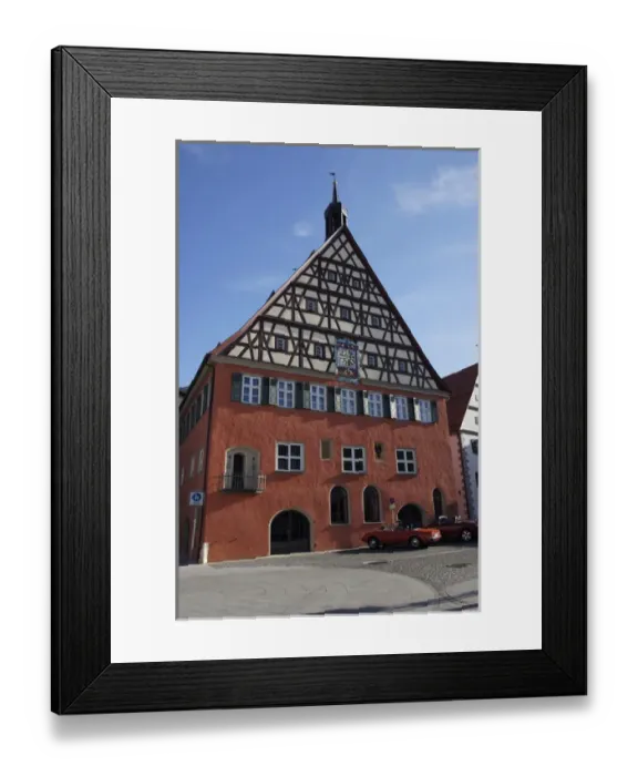 Framed Print : Germany, Baden Wurttemberg, Bopfingen: City hall Framed Print : Germany, Baden Wurttemberg, Bopfingen: City hall